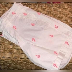 Old Navy Nautical Embroidered Anchor cuffed shorts, sz 4, NWOT
